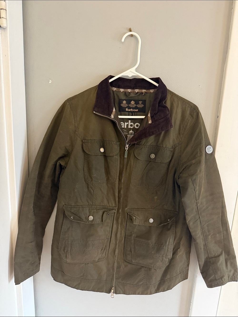Women’s Barbour Olive Utility Jacket